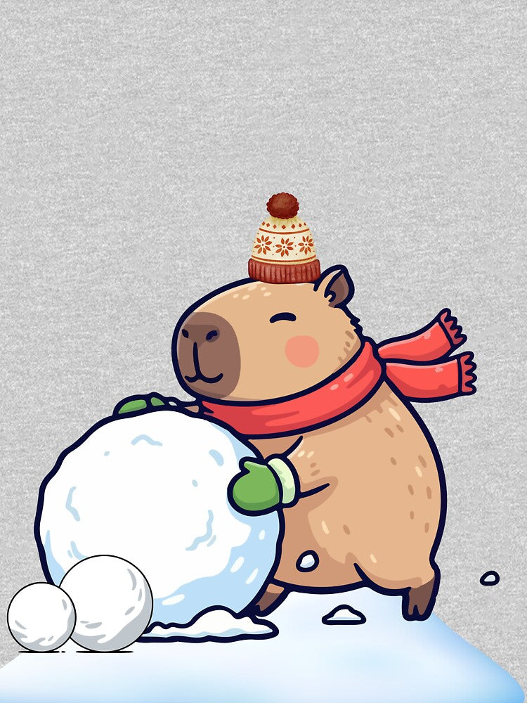 Capybara – Cute Cozy Chill Illustration T-Shirts, Hoodie, Sweatshirt