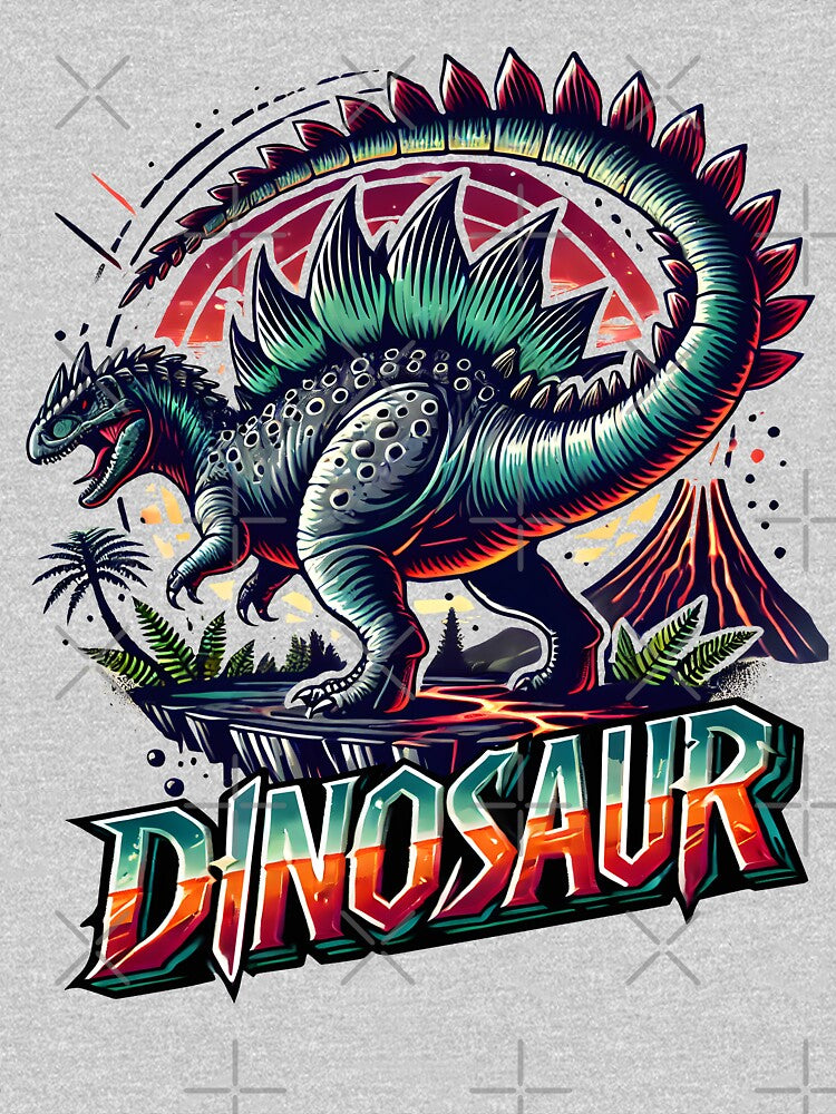Huge and Furious Retro Dinosaur by JonelleTshirts T-Shirts, Hoodie, Sweatshirt | BlankRebels.com (Image 3)