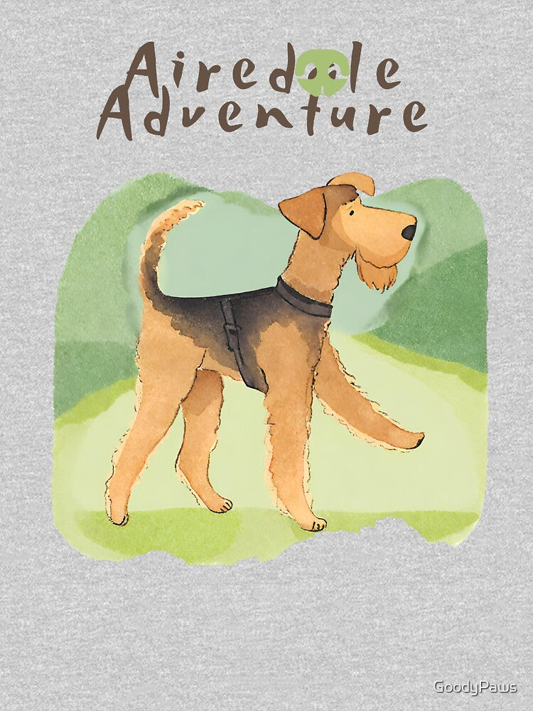 Airedale Terrier Dog Adventure by GoodyPaws T-Shirts, Hoodie, Sweatshirt | BlankRebels.com (Image 3)