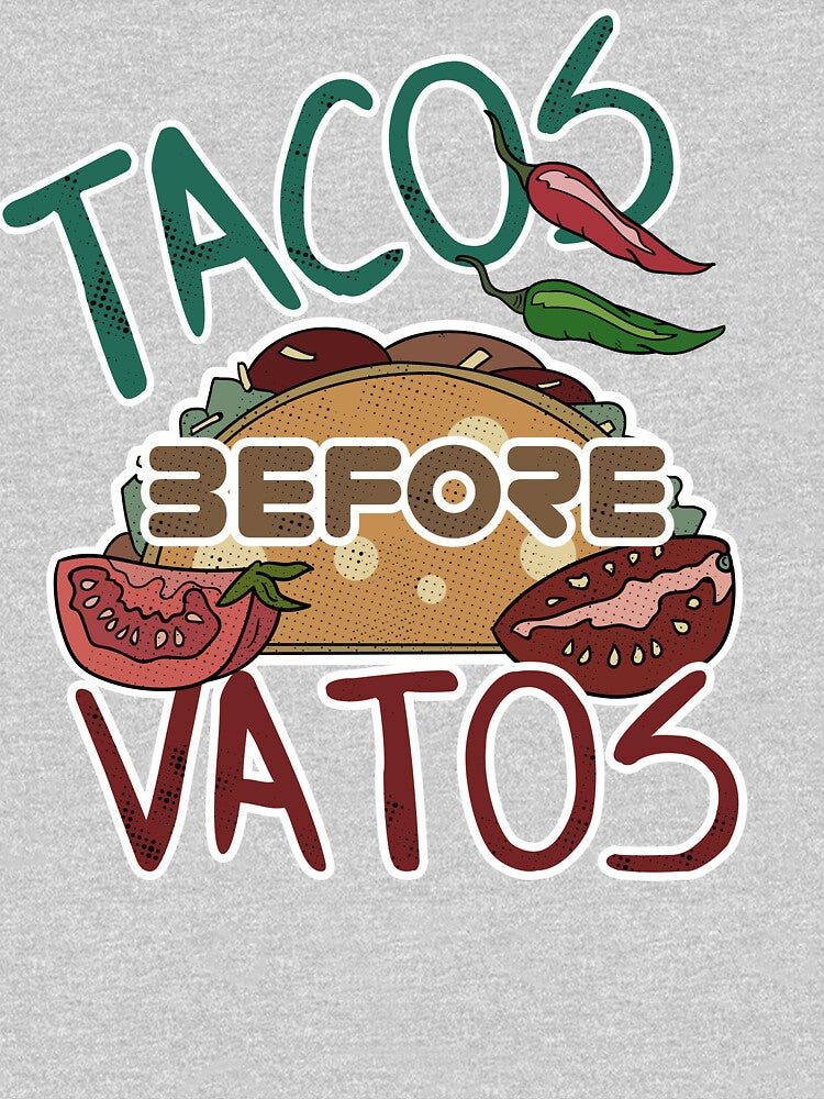 Tacos Before Vatos by Njkfla T-Shirts, Hoodie, Sweatshirt | BlankRebels.com (Image 3)