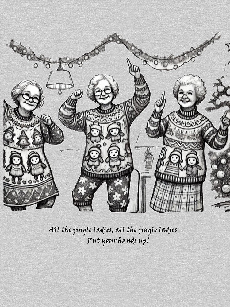 All the jingle ladies Holiday BAMBA by BambaAesthetics T-Shirts, Hoodie, Sweatshirt | BlankRebels.com (Image 3)