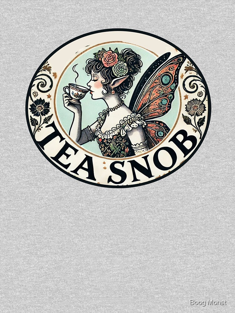 Tea Snob Funny Steeped in Sass Design by Boog Monst T-Shirts, Hoodie, Sweatshirt | BlankRebels.com (Image 3)