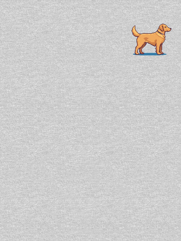 Golden Retriever Side Profile – 16-Bit Pixel Dog Retro Design by ClosetCrown T-Shirts, Hoodie, Sweatshirt (Image 3)