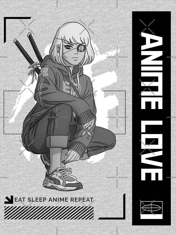 Eat Sleep Anime Repeat Love by Alladin7 T-Shirts, Hoodie, Sweatshirt | BlankRebels.com (Image 3)