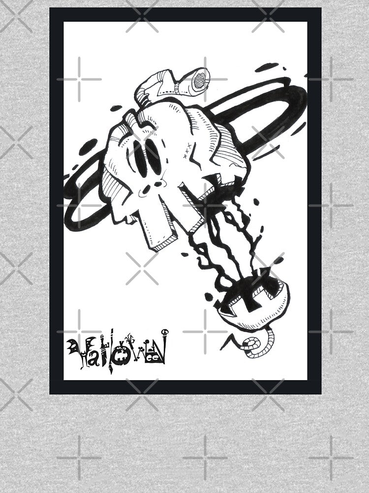 Halloween Framed Pumpkin Skulls by PosterpartyCo T-Shirts, Hoodie, Sweatshirt | BlankRebels.com (Image 3)