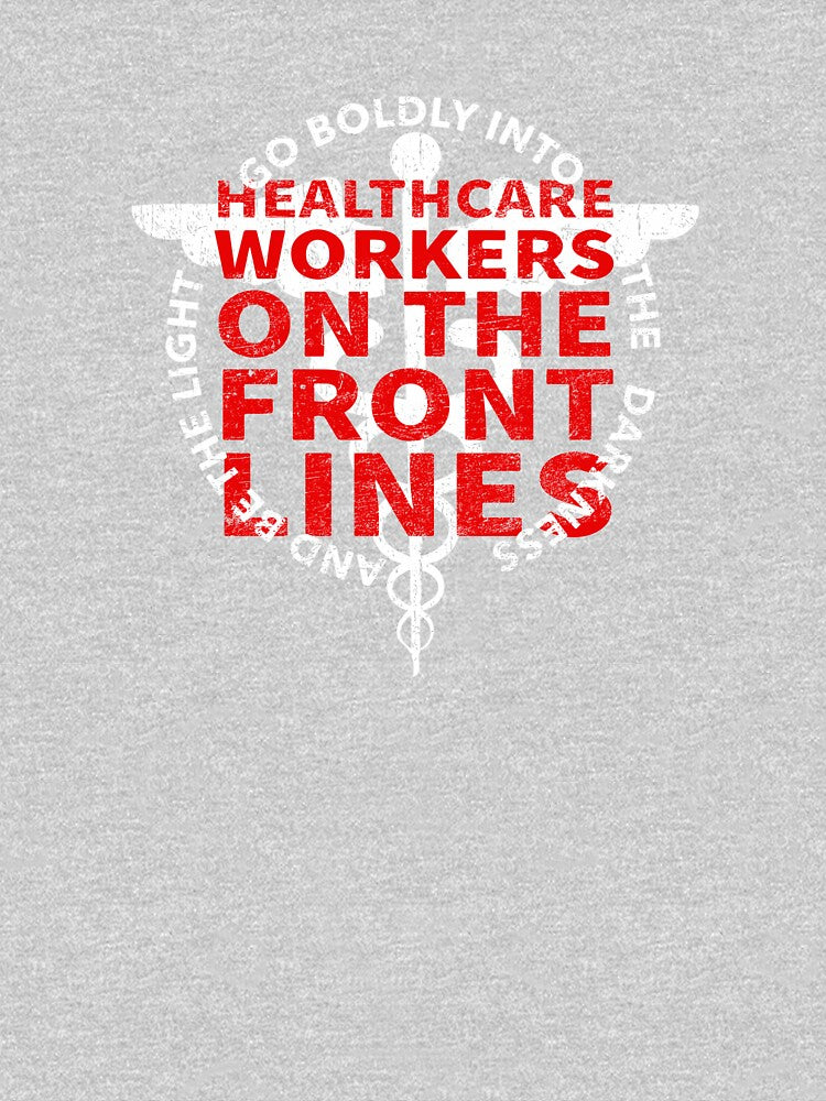 Healthcare Workers Go Boldly Into The Darkness And Be The Light COVID 19 DISTRESSED VERSION by Dan Brady... (Image 3)