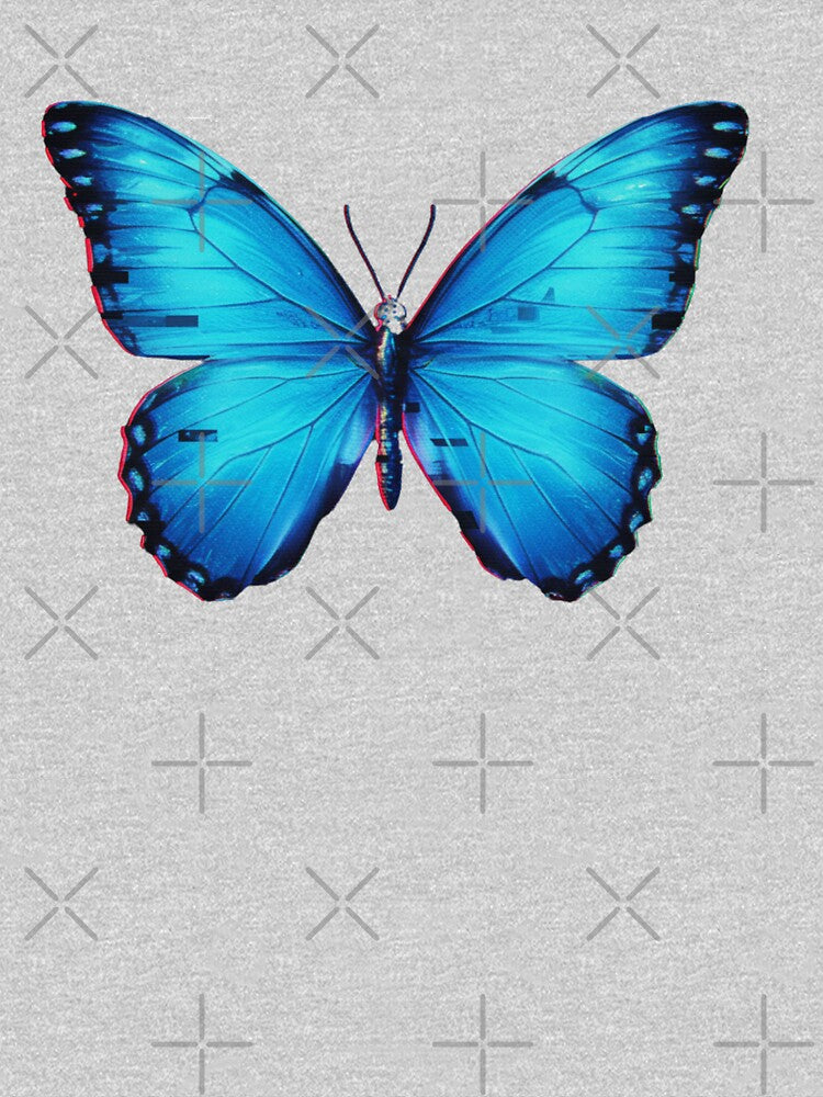 Y2K Glitch Butterflies by FitEnvy T-Shirts, Hoodie, Sweatshirt | BlankRebels.com (Image 3)
