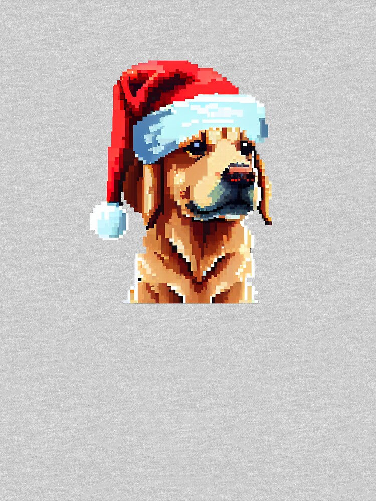Cute dog with christmas hat. by Pixelarium T-Shirts, Hoodie, Sweatshirt | BlankRebels.com (Image 3)