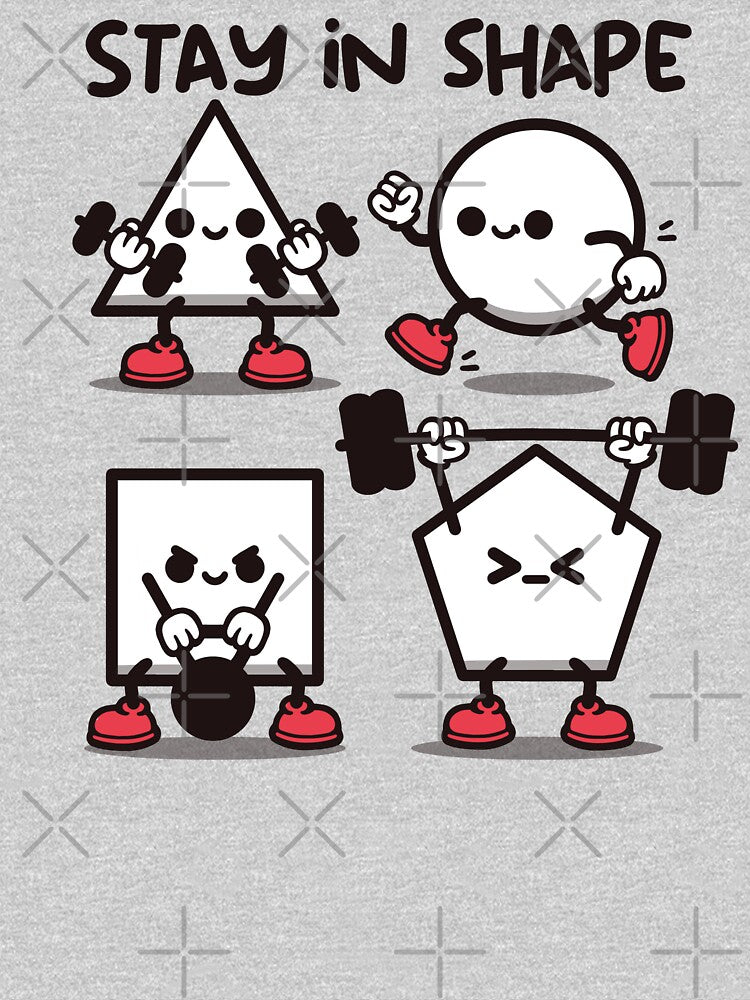 Stay in shape geometry by NemiMakeit T-Shirts, Hoodie, Sweatshirt | BlankRebels.com (Image 3)
