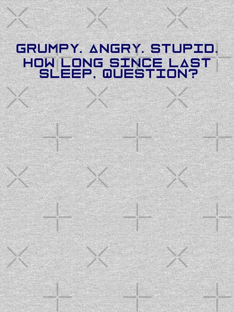 Project Hail Mary - How Long Since Last Sleep, Question? (Blue) | by PixelsandPulp T-Shirts, Hoodie, Sweatshirt (Image 3)