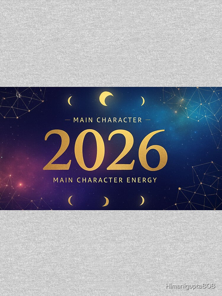2026 main character energy by Himanigupta808 T-Shirts, Hoodie, Sweatshirt | BlankRebels.com (Image 3)