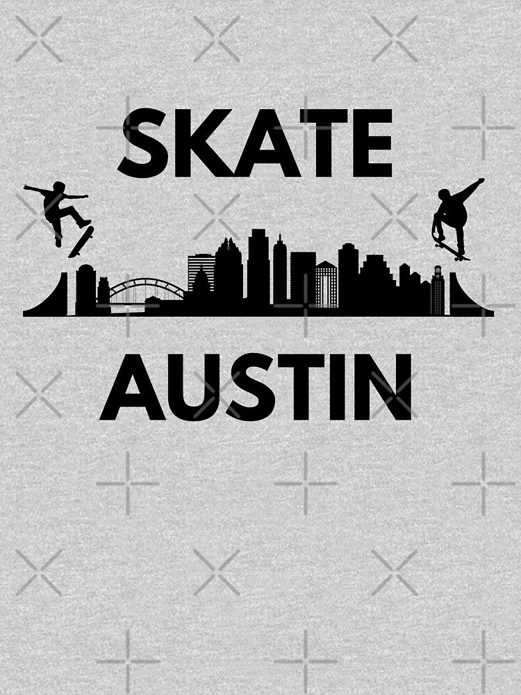 Skate Austin Skateboard Fans by BadLatitude T-Shirts, Hoodie, Sweatshirt | BlankRebels.com (Image 3)