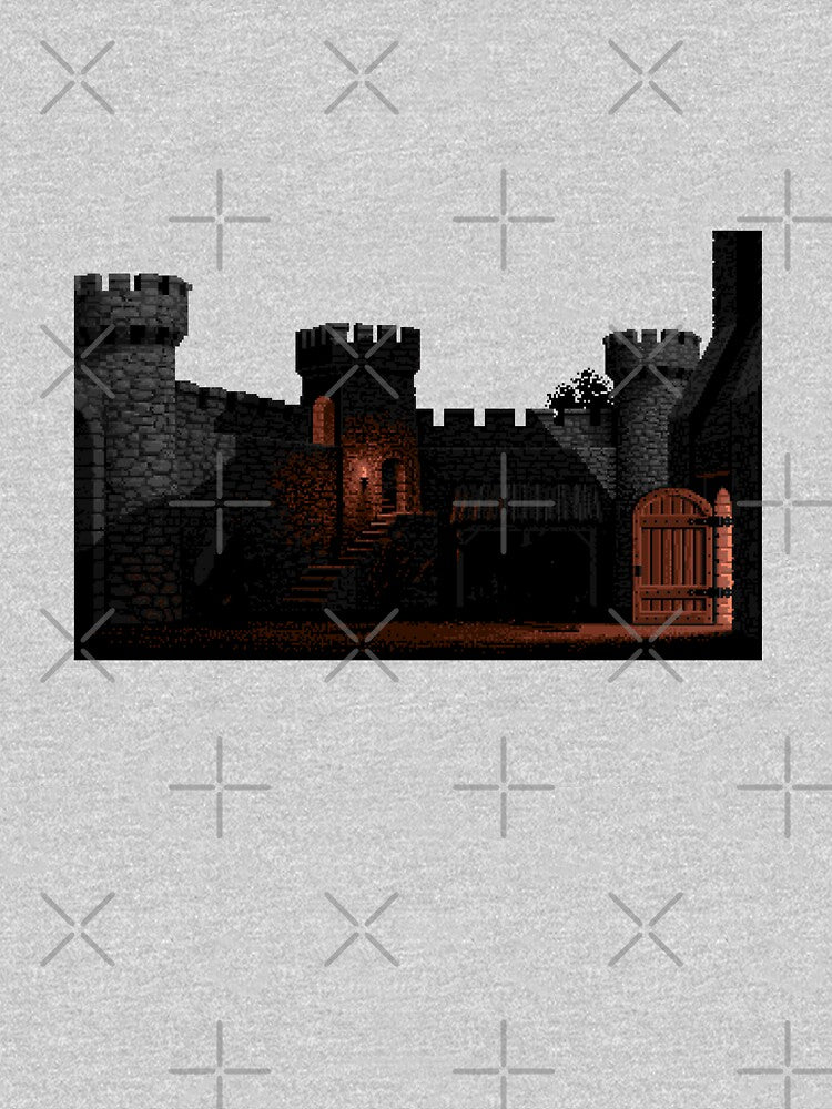 Castle Pixel Art T-Shirts, Hoodie, Sweatshirt