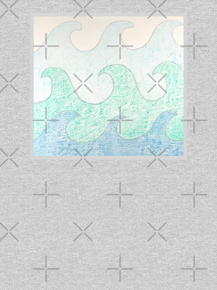 Curly Waves by ErinBrieArt T-Shirts, Hoodie, Sweatshirt | BlankRebels.com (Image 3)