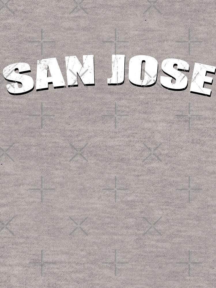 San Jose California Cali T Shirt Retro 80s 70s City Throwback Gift Love Distressed Vintage Style by... (Image 3)