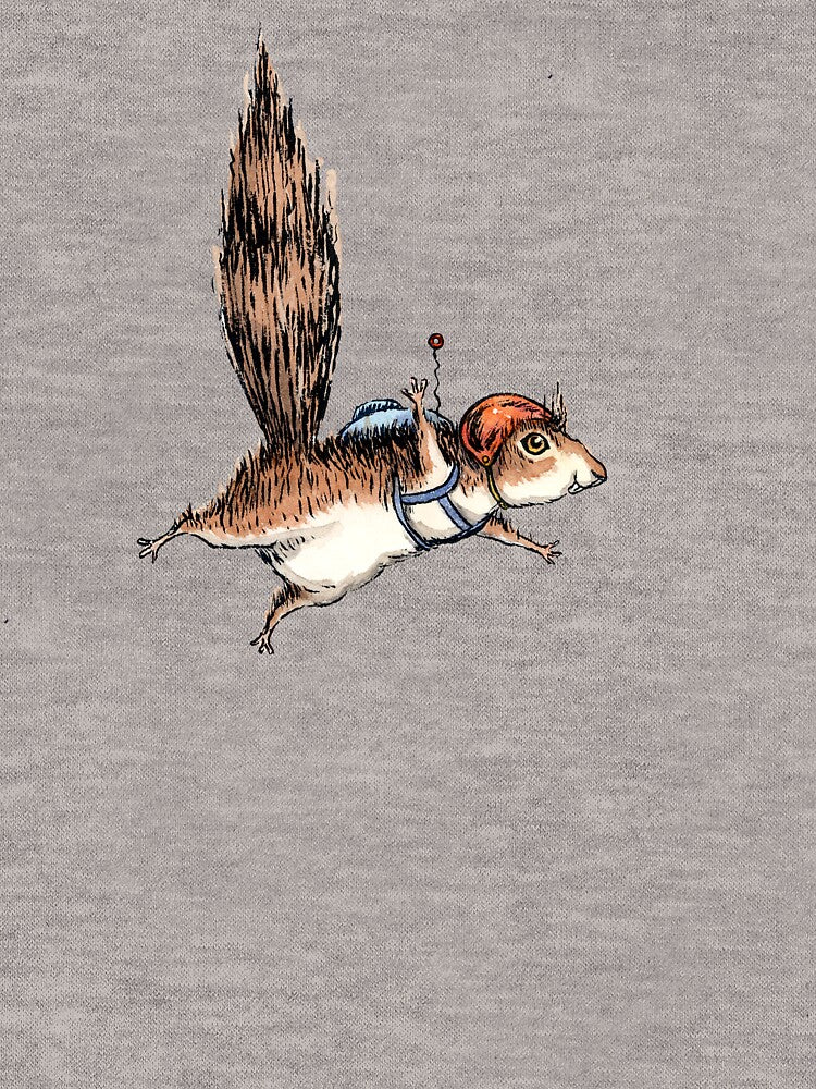 Skydiver Squirrel, Skydiving Adventure Design by joykolitsky T-Shirts, Hoodie, Sweatshirt | BlankRebels.com (Image 3)