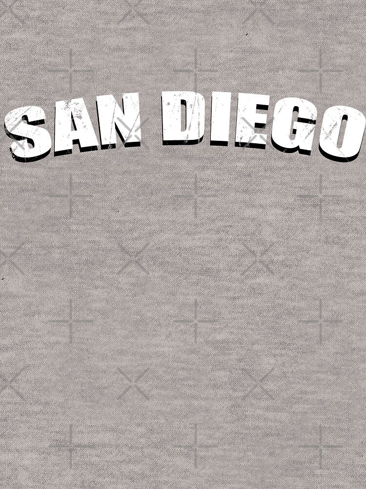 San Diego California Cali CA T Shirt Retro 80s 70s City Throwback Gift Love Distressed Vintage Style by... (Image 3)