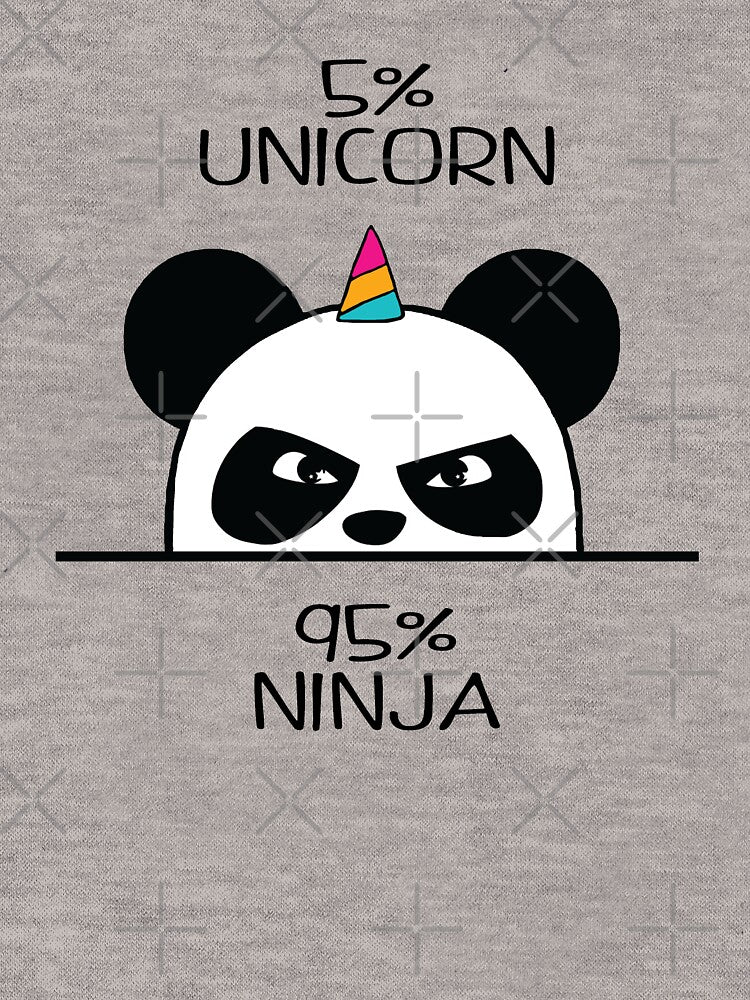 Unicorn Ninja Panda by Jandsgraphics T-Shirts, Hoodie, Sweatshirt | BlankRebels.com (Image 3)