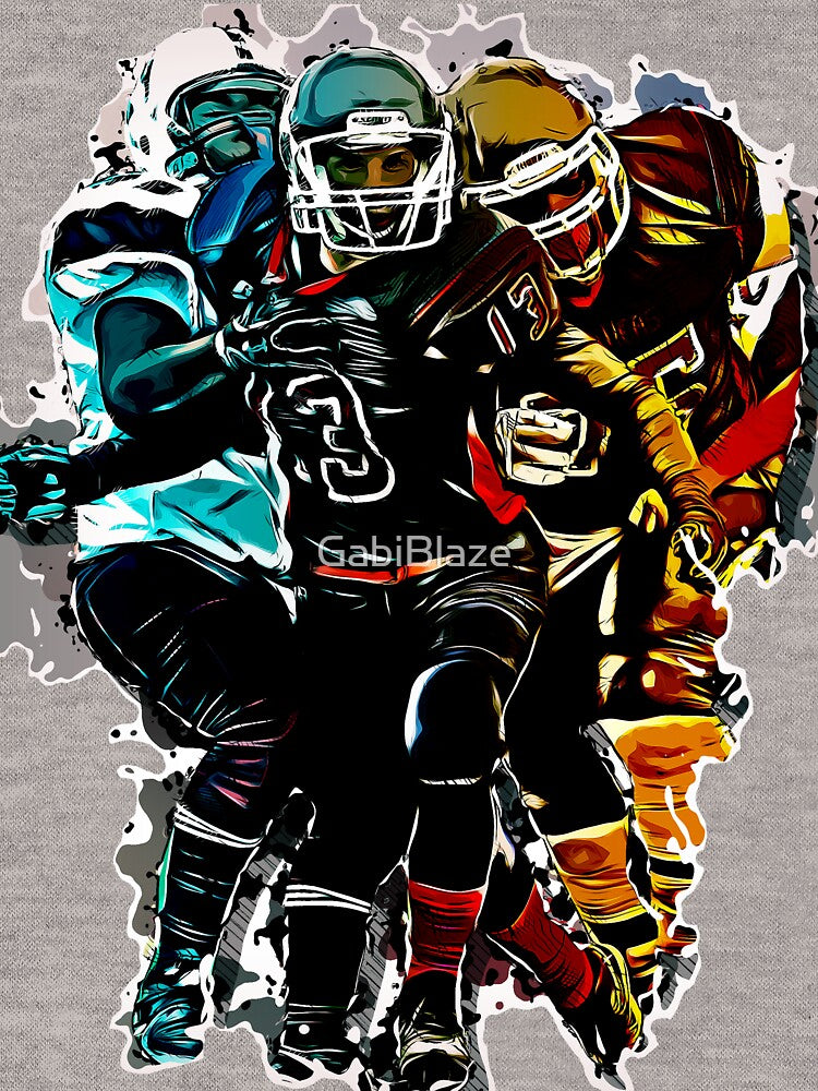 Football Sports for Men Fantasy Game Clipart Graphic Design by GabiBlaze T-Shirts, Hoodie, Sweatshirt (Image 3)