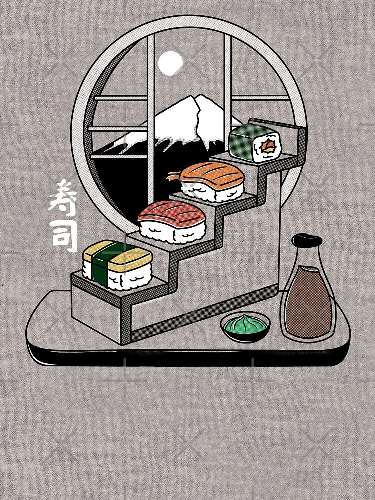 The Sushi Bar by Kimprut T-Shirts, Hoodie, Sweatshirt | BlankRebels.com (Image 3)