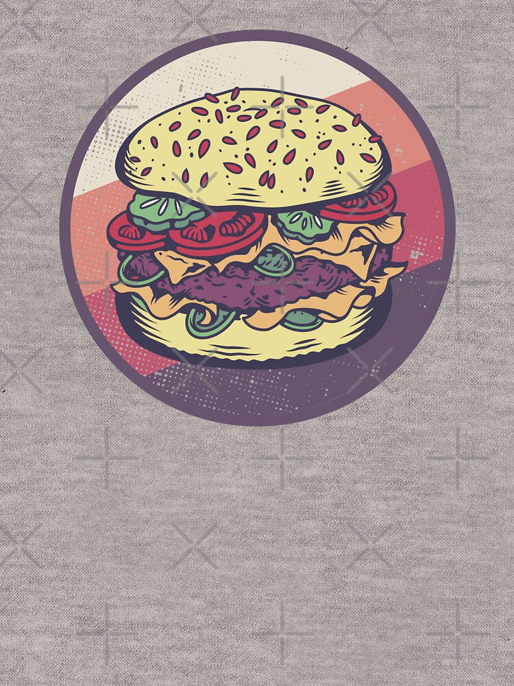 The Big Burger Retro Vintage by Udens T-Shirts, Hoodie, Sweatshirt | BlankRebels.com (Image 3)