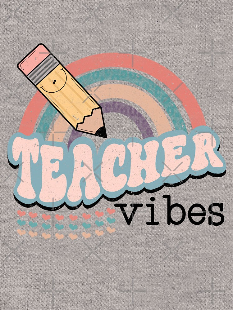 Teacher Vibes by ladyMAKES T-Shirts, Hoodie, Sweatshirt | BlankRebels.com (Image 2)
