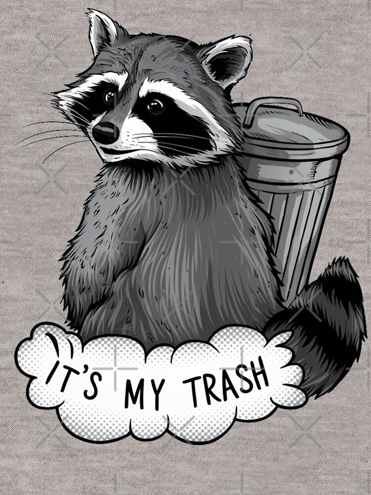 Raccoon and his garbage II by beyourzelf T-Shirts, Hoodie, Sweatshirt | BlankRebels.com (Image 3)
