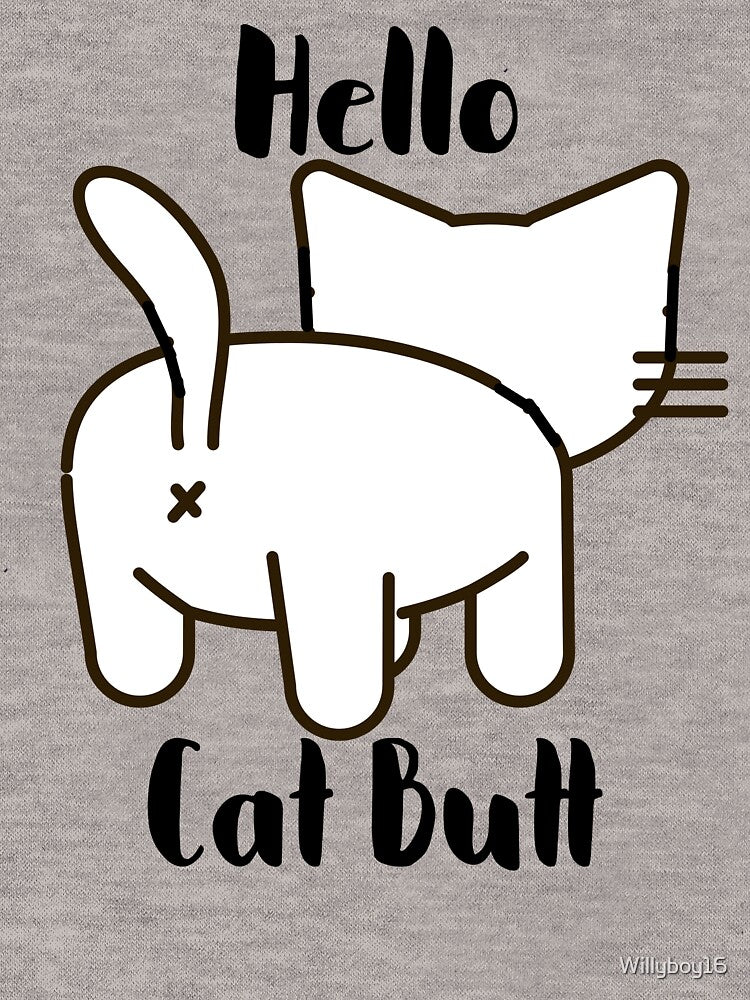 Cute Hello Cat Butt T-Shirts, Hoodie, Sweatshirt