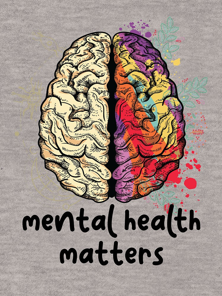 Mental Health Matters Mental Health Awareness Month Gear by DynamicDesign T-Shirts, Hoodie, Sweatshirt (Image 3)