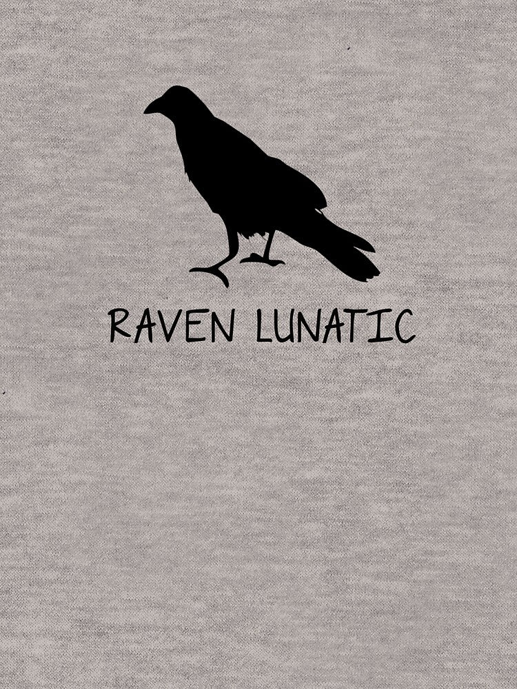 Raven Lunatic by narc0l3ptic T-Shirts, Hoodie, Sweatshirt | BlankRebels.com (Image 3)