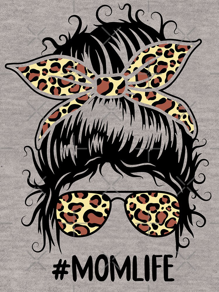 Mom Life Leopard brown yellow black by ShutterKapan T-Shirts, Hoodie, Sweatshirt | BlankRebels.com (Image 2)