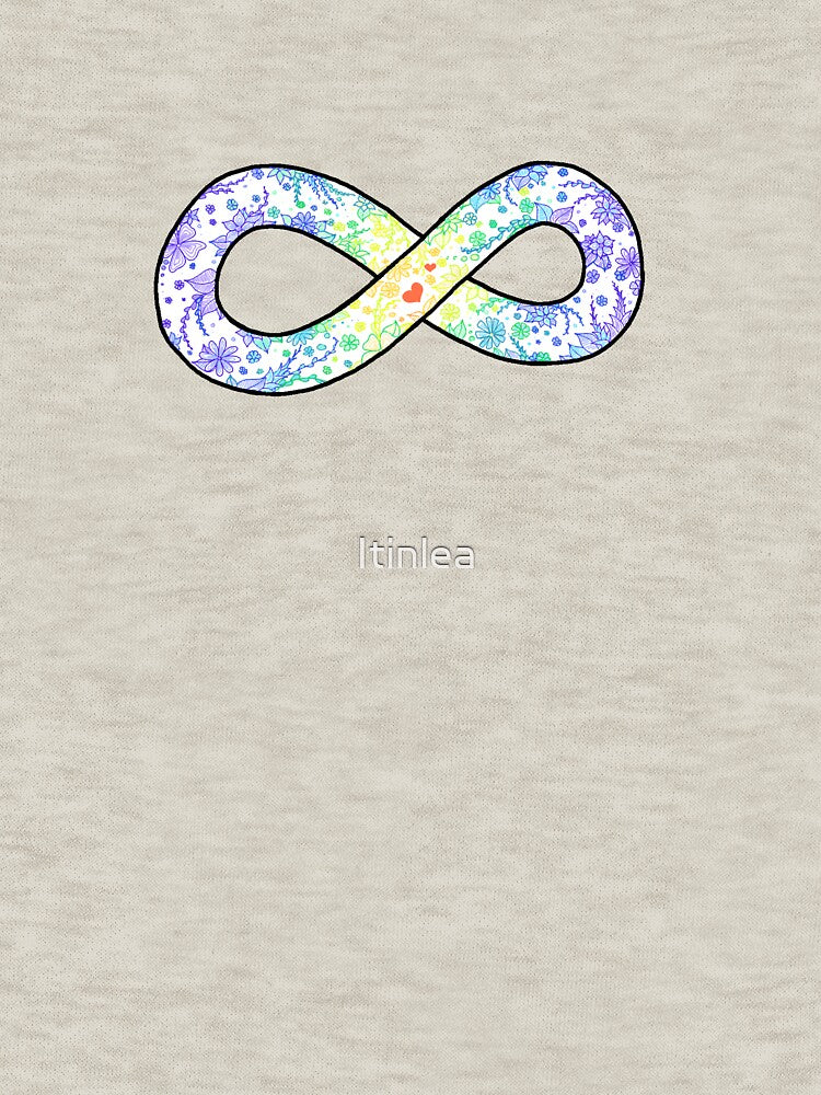 Autism Pride Floral Infinity Symbol by Itinlea T-Shirts, Hoodie, Sweatshirt | BlankRebels.com (Image 3)