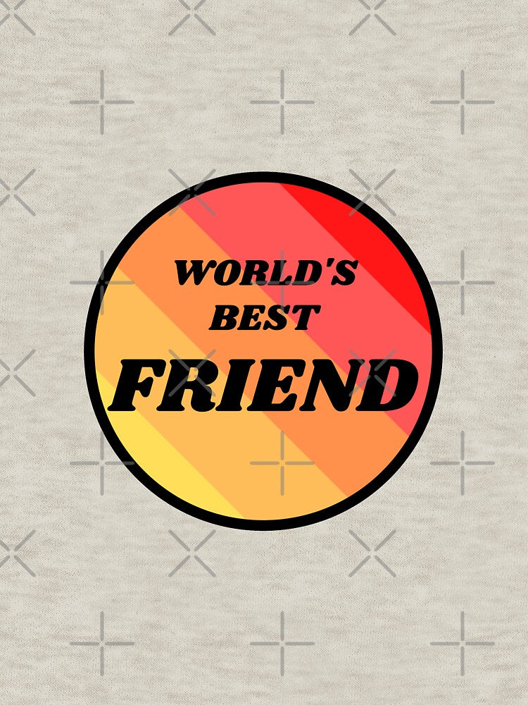 Worlds best Friend RED by HybrisStudio T-Shirts, Hoodie, Sweatshirt | BlankRebels.com (Image 3)
