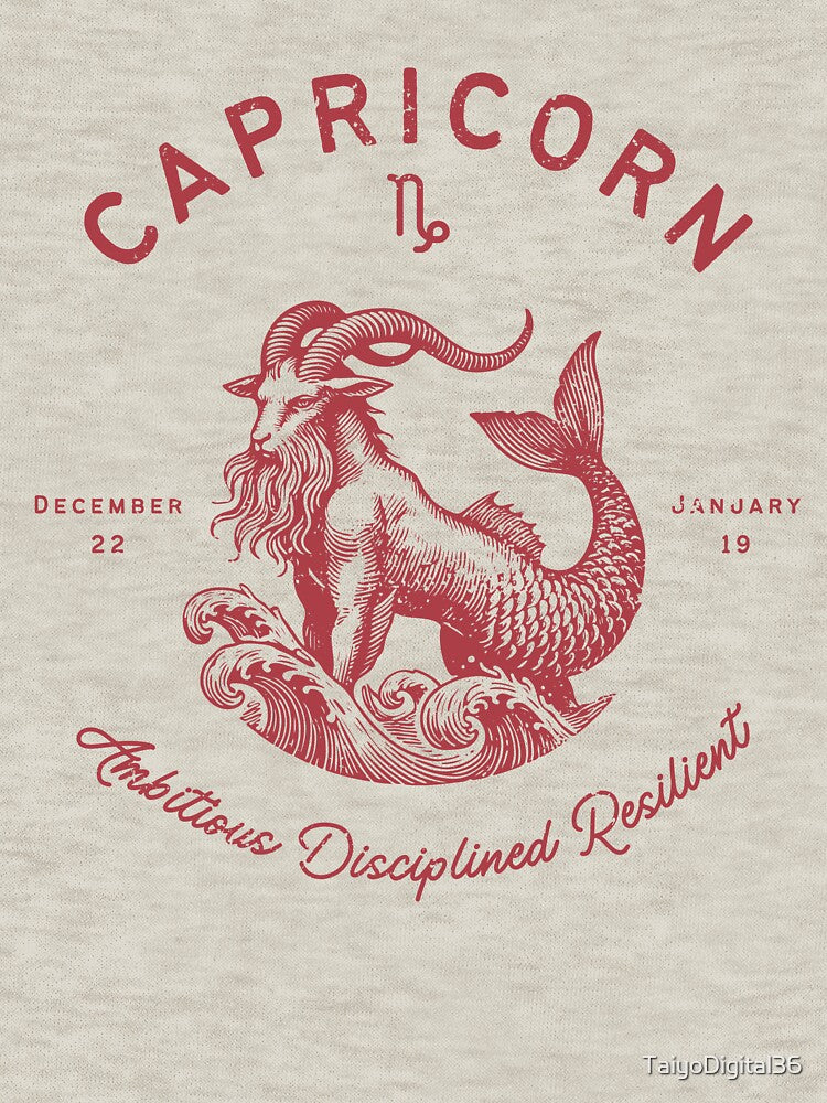 Capricorn Zodiac Sign vintage by TaiyoDigital36 T-Shirts, Hoodie, Sweatshirt | BlankRebels.com (Image 3)
