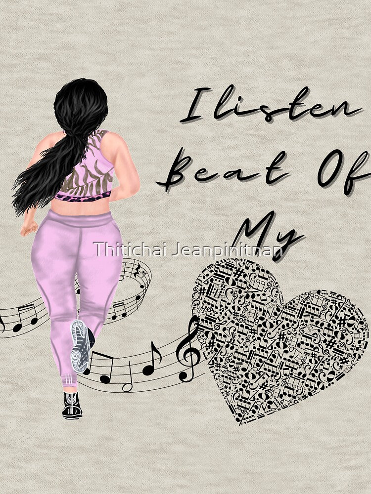 I Listen Beat Of My Heart by Hatomomox T-Shirts, Hoodie, Sweatshirt | BlankRebels.com (Image 3)