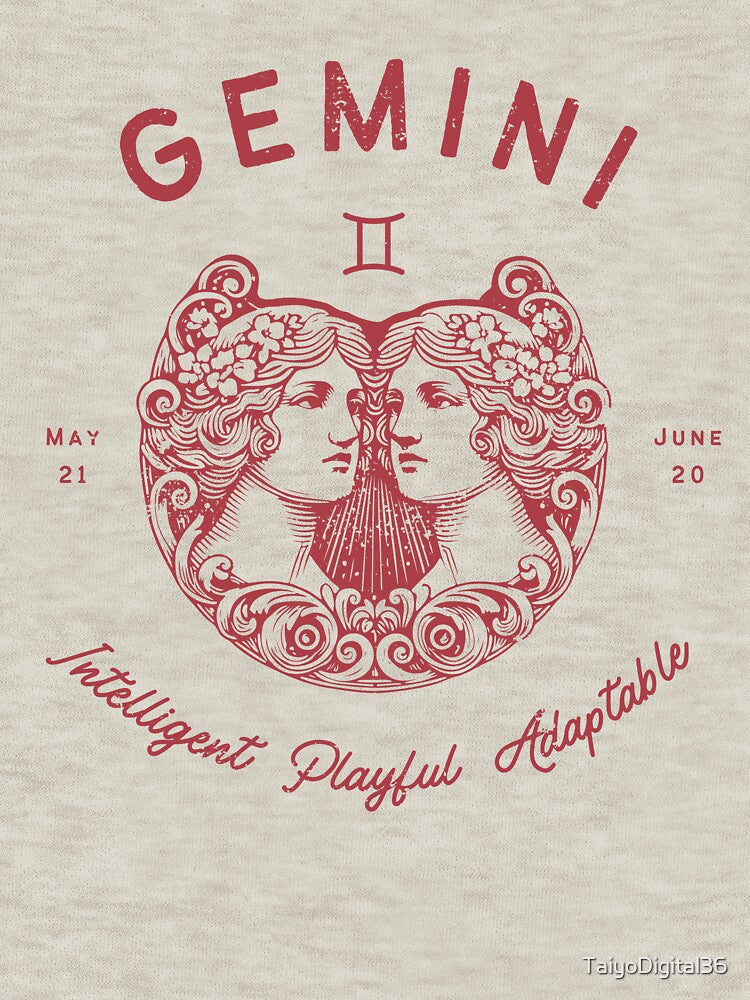 Gemini Zodiac Sign vintage by TaiyoDigital36 T-Shirts, Hoodie, Sweatshirt | BlankRebels.com (Image 3)