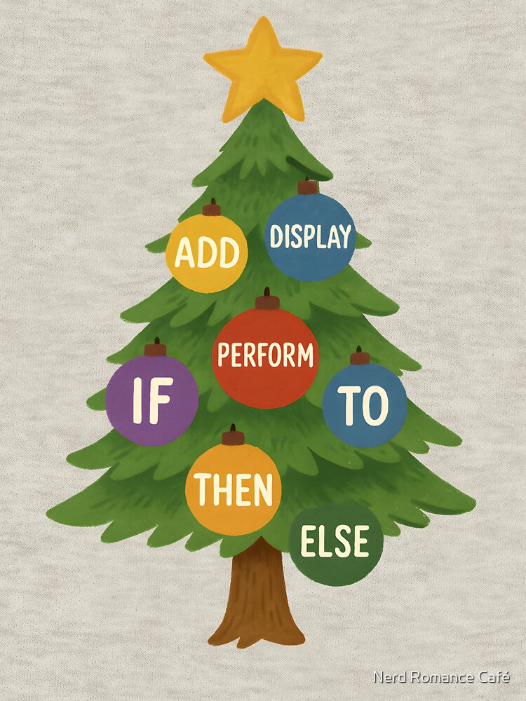COBOL Christmas Tree Ornaments – Funny Programmer Holiday Coding Art by Nerd Romance Café T-Shirts, Hoodie,... (Image 3)