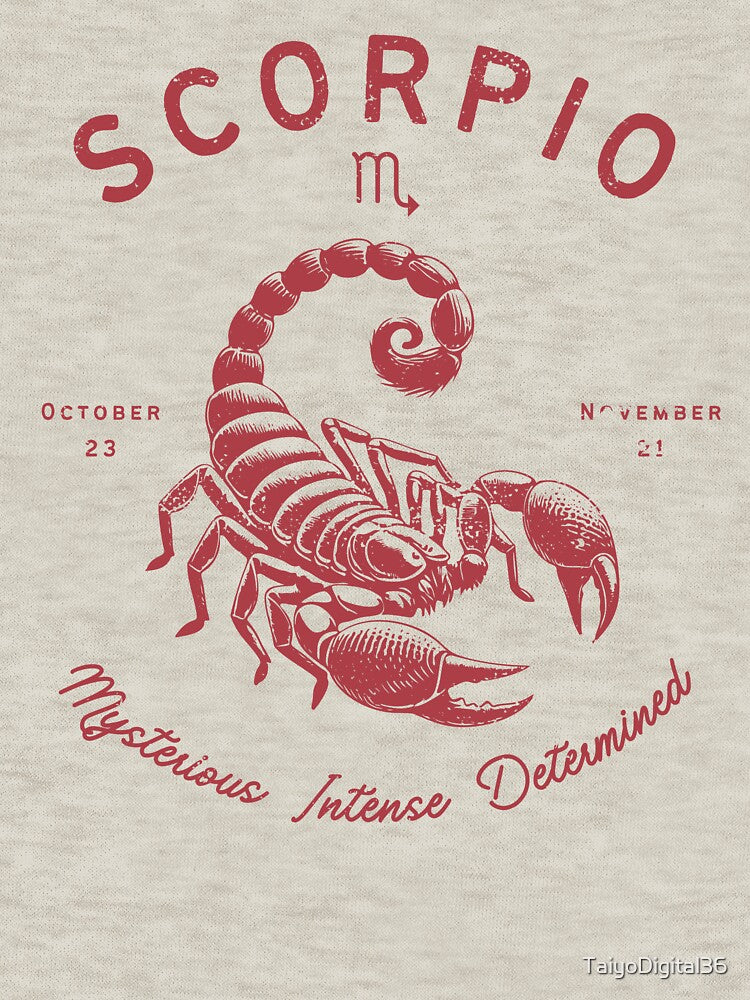 Scorpio Zodiac Sign vintage by TaiyoDigital36 T-Shirts, Hoodie, Sweatshirt | BlankRebels.com (Image 3)