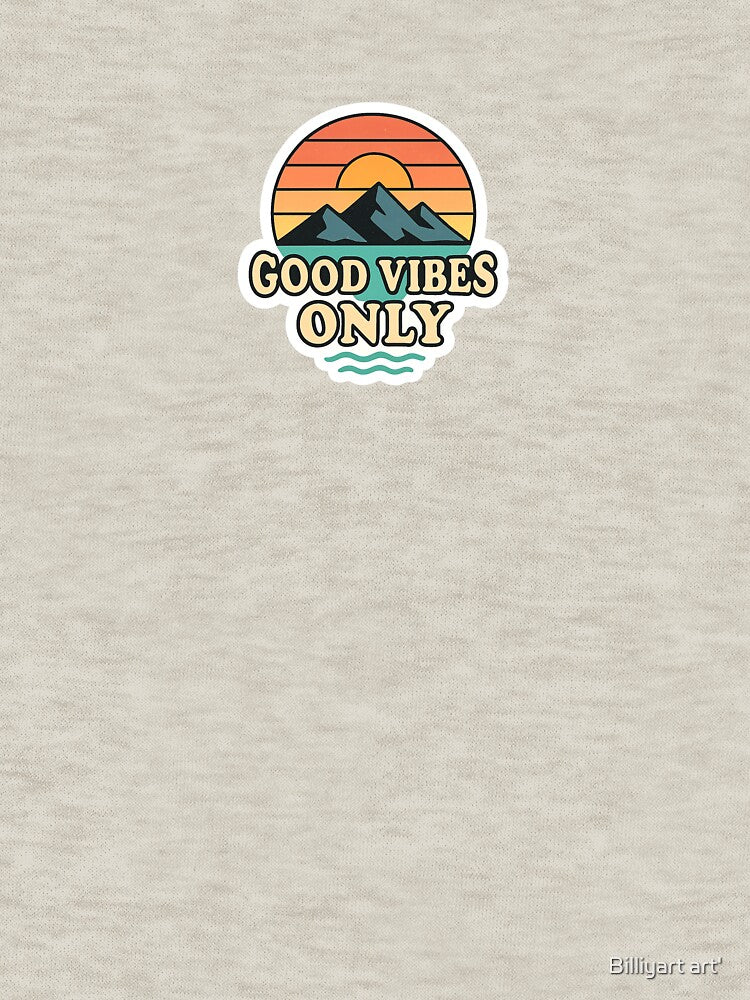 Good Vibes Only Aesthetic Anime Sunset Sticker by Billiyart art' T-Shirts, Hoodie, Sweatshirt | BlankRebels.com (Image 3)