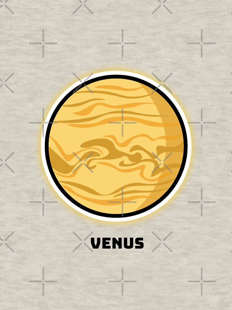 Venus planet, solar system by gllemm T-Shirts, Hoodie, Sweatshirt | BlankRebels.com (Image 3)