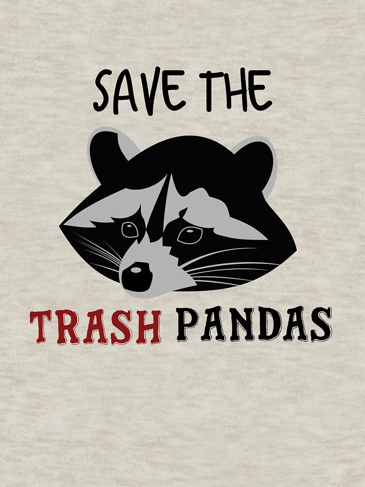 SAVE THE TRASH PANDAS - Funny raccoon design, raccoon enthusiast gift by HEJAshirts T-Shirts, Hoodie, Sweatshirt (Image 3)