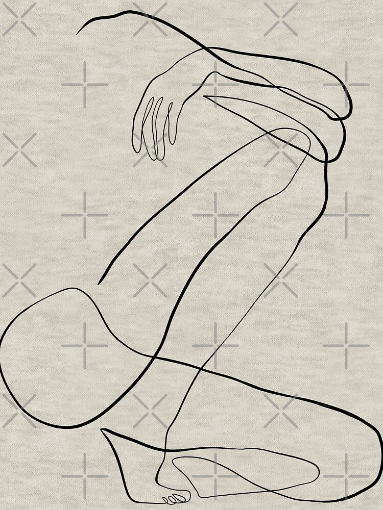 Woman body - Minimal line art by InspiRin T-Shirts, Hoodie, Sweatshirt | BlankRebels.com (Image 3)