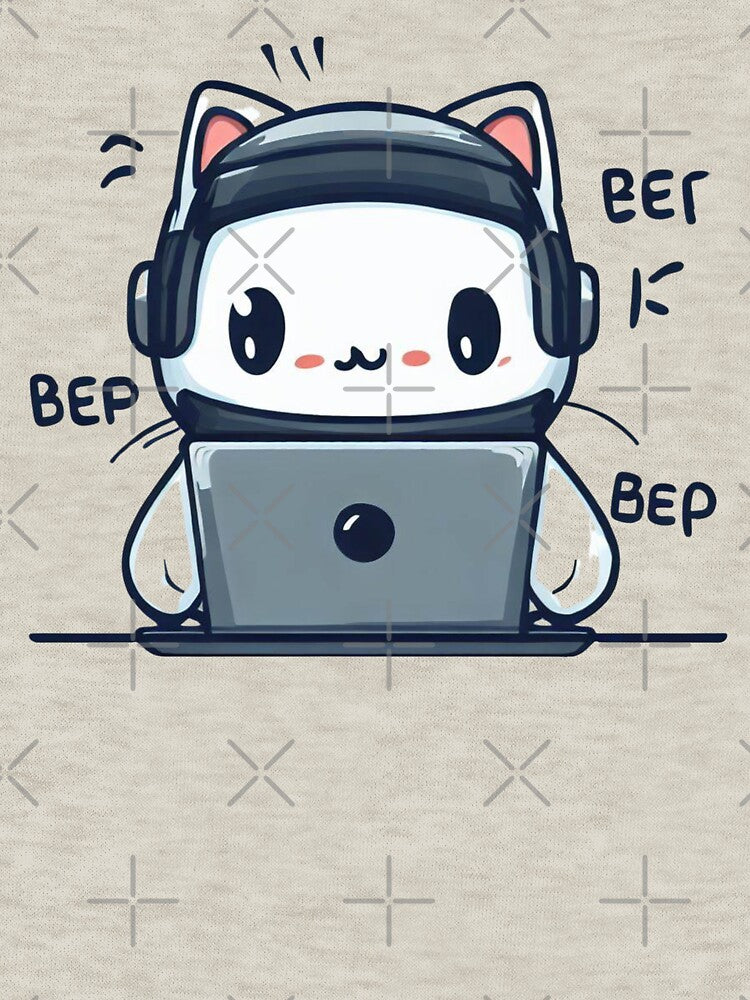 Programmer cat beep boop coding V3 by HipsterAnimals T-Shirts, Hoodie, Sweatshirt | BlankRebels.com (Image 3)
