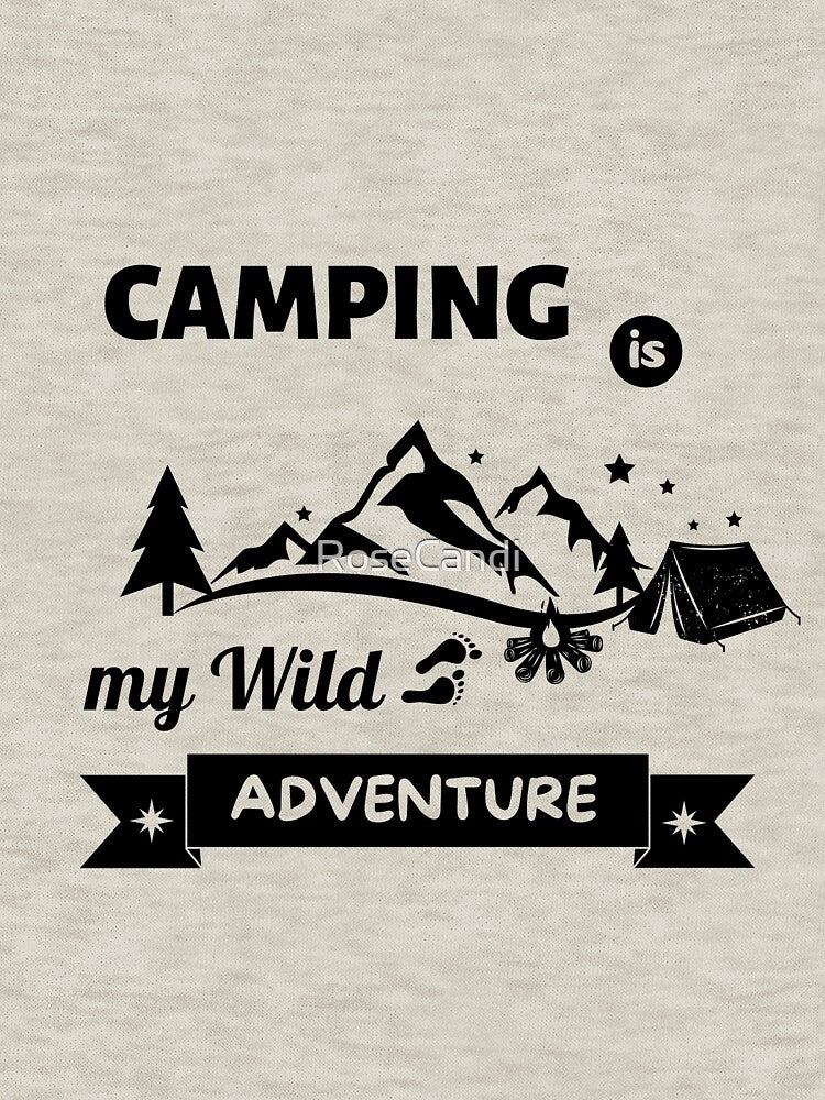 Camping Is My Wild Adventure (Trail) by RoseCandi T-Shirts, Hoodie, Sweatshirt | BlankRebels.com (Image 3)