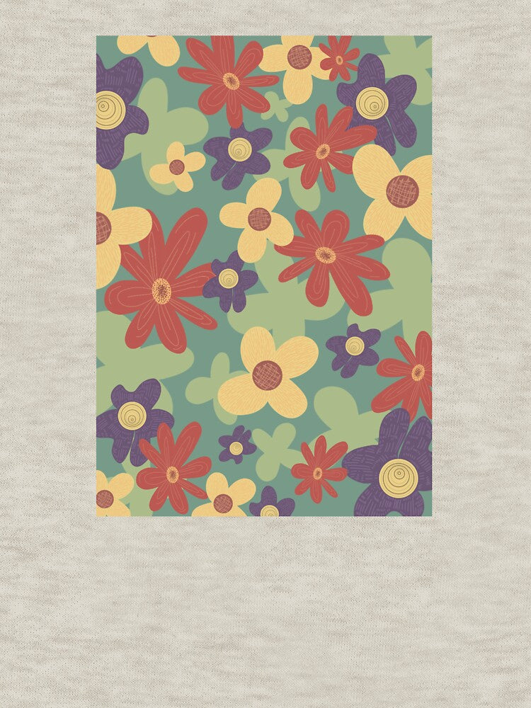 Earthy flower pattern by Laura Wong T-Shirts, Hoodie, Sweatshirt | BlankRebels.com (Image 3)