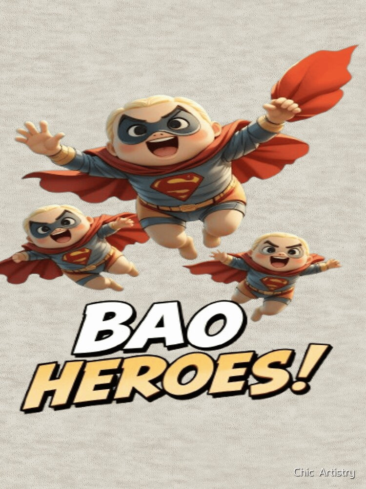 Bao Heroes – Cute Baby Superhero Parody Design by Chic  Artistry T-Shirts, Hoodie, Sweatshirt | BlankRebels.com (Image 3)