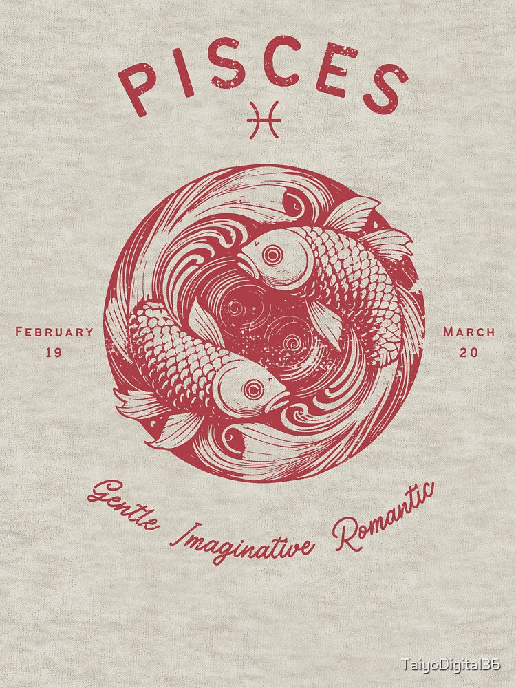 Pisces Zodiac Sign vintage by TaiyoDigital36 T-Shirts, Hoodie, Sweatshirt | BlankRebels.com (Image 3)