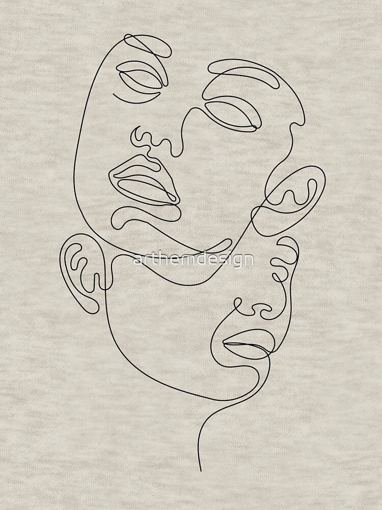 MINIMAL LINE DRAWING ART by arthemdesign T-Shirts, Hoodie, Sweatshirt | BlankRebels.com (Image 3)