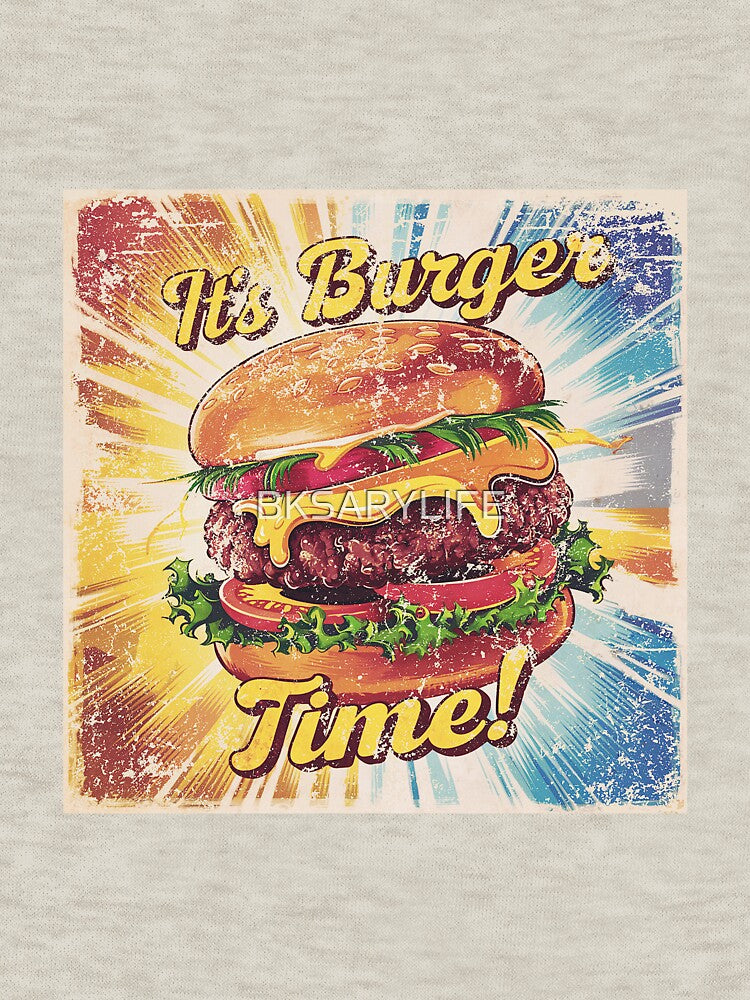 burger day art with colorful cartoon effects by BKSARYLIFE T-Shirts, Hoodie, Sweatshirt | BlankRebels.com (Image 3)