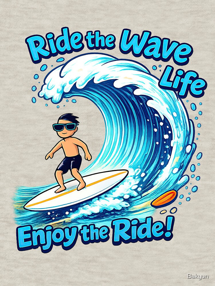 surf Sticker by Bakyun T-Shirts, Hoodie, Sweatshirt | BlankRebels.com (Image 3)